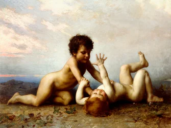 Bojující chlapci, 1889