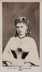 Portrét Christine Nilsson 1843-1921.