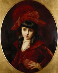 Červené šaty, 1881