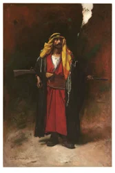 Arabská garda (olej na plátně)