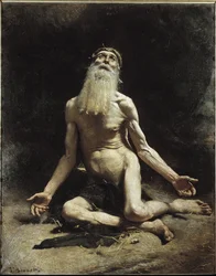 Jób - obraz Léona Bonnata (1833-1922)