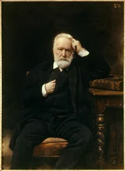 Portrét francouzského spisovatele Victora Huga (1802-1885) Obraz Leona Josepha Bonnata (1833-1922) Versailles 19. století, Musee du Chateau - Portrét francouzského spisovatele Victora Huga (1802-1885). Obraz Leon Joseph Bonnat (1833-1922)