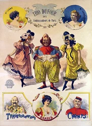 Plakát Trio DuFour (barevný lito)