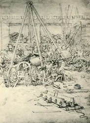 Scéna v arzenálu, c1485-1490, 1943.