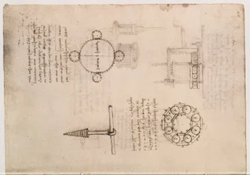 Codex Madrid I f.20, studium mechaniky