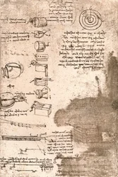 Kresba hudebních nástrojů a jiných předmětů, c1472-c1519 1883