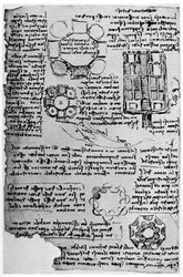 Skica pro zámek Romorantin, 1517-1518 1954.