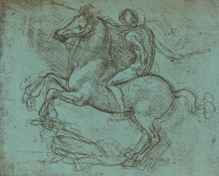 Studie k pomníku Sforza, c1482-c1499 1883