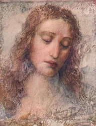 Studie pro hlavu Krista pro Poslední večeři, c1495, 1911