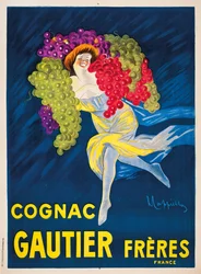 Reklamní plakát na koňak Gautier Freres, 1907