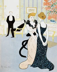 Další řešení záhady, kresba Leonetta Cappiella (1875-1942)