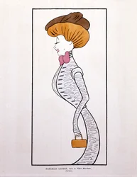 Marcelle Lender, v komiksu "Le Vieux Marcheur".
