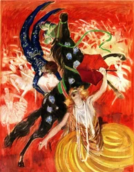 Cirkus - skladba Leonetto Cappiello (1875-1942) 1923