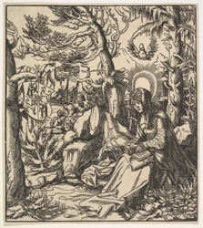 Svatá Ita z Toggenburgu, od habsburských svatých, 1516-18.