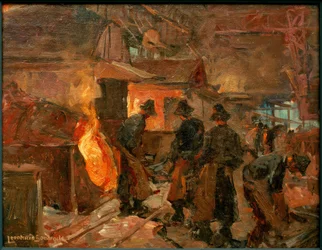Leonhard Sandrock, v ocelárně
