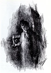 Ilustrace k dramatu Maškaráda M. Lermontova, 1891