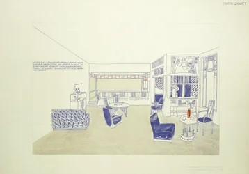 Design for a Room, c.1901 (barevné lito)
