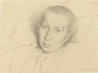 Umělcova sestra Marie von Kalckreuth
