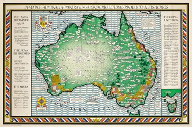 Mapa Austrálie