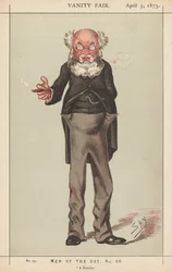 Vanity Fair: Muži dne, č. 60, romanopisec, 1873.