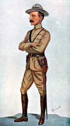 Robert Baden-Powell , anglický voják, 1900.