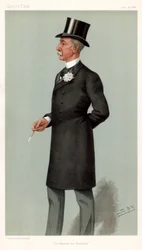 Člen za Skotsko, Sir Lewis McIver, skotský politik, 1896.