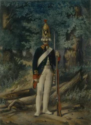 Granátník Preobraženského pluku v roce 1800, 40. léta 19. století