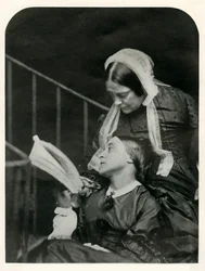 Christina Rossetti a její matka Frances Rossetti, 1863, 1948.