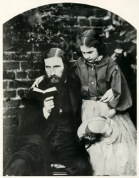 George Macdonald a jeho dcera Lilia Scott MacDonald, c1863, 1948.