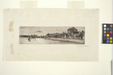 Řeka Isar (inkoust)