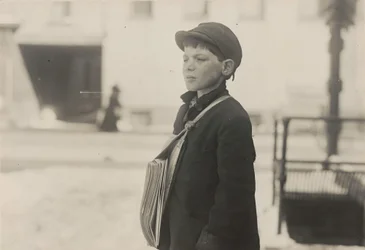 Tony Casale, "Bologna", 11 let prodává noviny 4 roky, Hartford, Connecticut, březen 1909