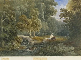 Greenway Bank: malba akvarelem a [c 1830-1840]