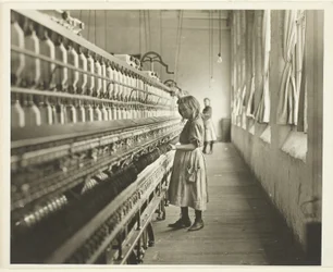 Sadie Pfeiferová, přadlena bavlny, Lancaster, Jižní Karolína