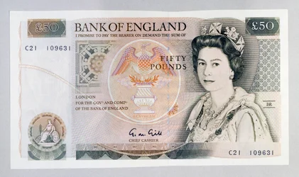 50librová bankovka