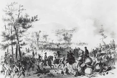 Bitva u Gettysburgu, vítězství unijních sil vedených Georgem Gordonem Meade a porážka generála Roberta Edwarda Lee, 1. až 3. července