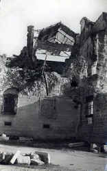 Poškození v Alcazar of Toledo po obléhání