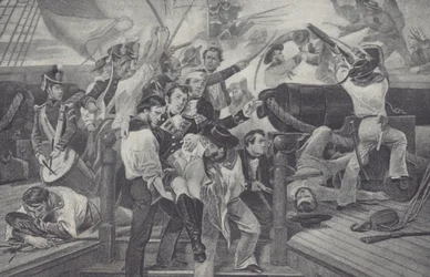 Smrt Jamese Lawrence (litho)