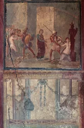 Fresco, House of Menander, Pompeje (světové dědictví UNESCO