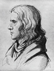 Portrét Adelberta von Chamisso (1781-1838), německý básník, spisovatel a botanik