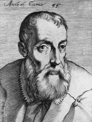 Portrét Annibale Caro (1507-1566), italský básník, dramatik a překladatel, rytina
