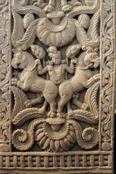 Reliéf na západním vstupu, Velká stúpa, Sanchi (Seznam světového dědictví UNESCO