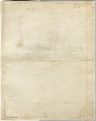 Skica pro San Giovanni in Laterano verso, 1664.