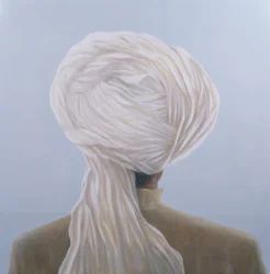 Bílý turban