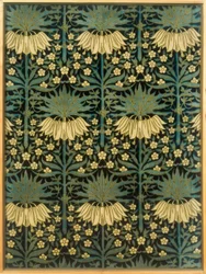 L. P. Butterfield, textil s květinovým vzorem
