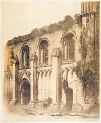 Zřícenina kaple svatého Josefa v opatství Glastonbury Abbey