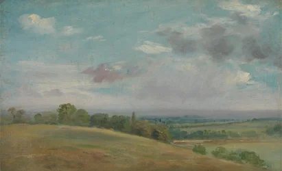 Krajina poblíž Dedham, mezi 1849 a 1855.