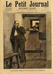 Le Petit Journal týkající se Dreyfusovy aféry, 1895.