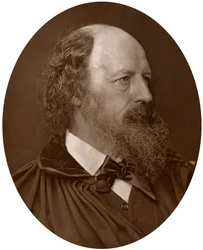 Alfred Tennyson, DCL, FRS, laureát anglického básníka, 1883.