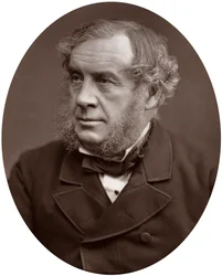 Hon Sir William Robert Grove, DCL, FRS, soudce Nejvyššího soudu, 1877.