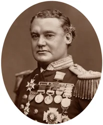 Kontraadmirál Sir William Nathan Wright Hewett, 1882.